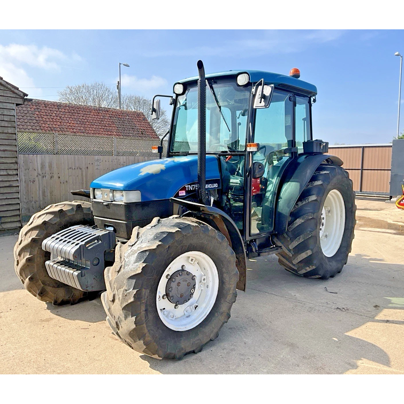 1999 FORD NEW HOLLAND TN75S 4WD DIESEL 75HP TRACTOR
